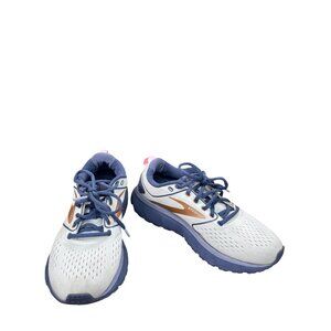 Brooks Transmit 3 Womens white purple running shoes sneakers size 8B SKU 8894
